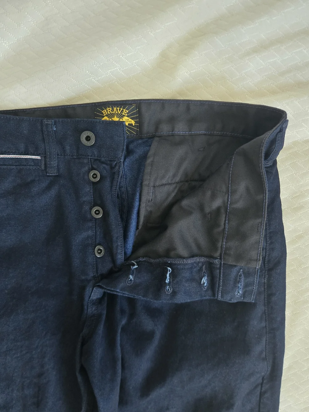 Brave Start Selvage 9oz Chino (Indigo)